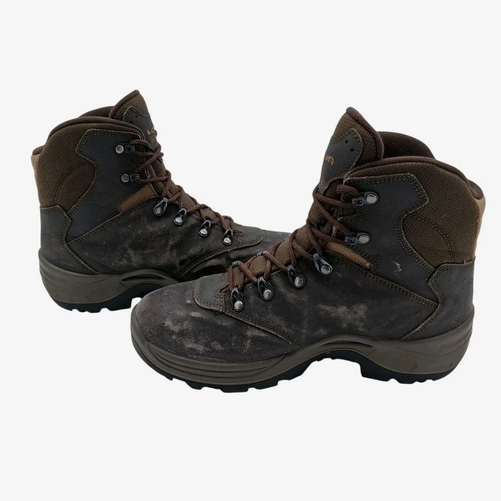 Lowa Nabucco GTX Boots Mens Size 7.5 Brown Gore Tex Winter Hiking Trail Outdoor
